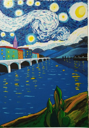 L'altra Notte di van Gogh (??)  (100x70)